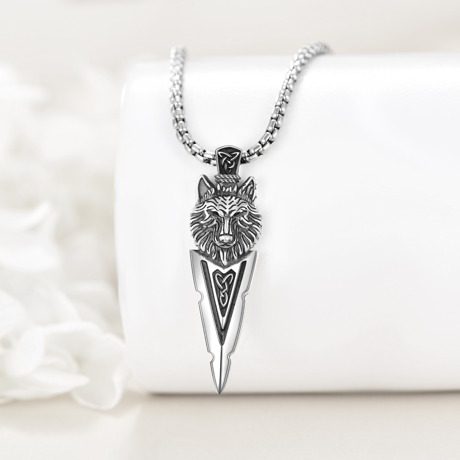 S925 Sterling Silver Arrow Necklace, Hypoallergenic