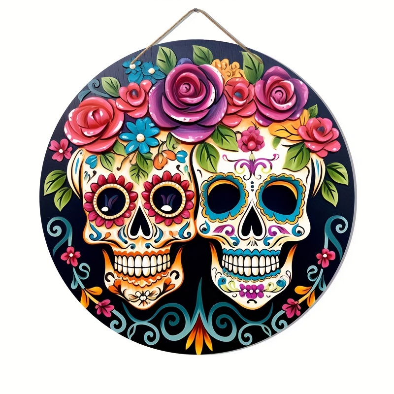 1 Camino Mesa Fiesta Mexicana Diseño Mariposa Calavera - Temu