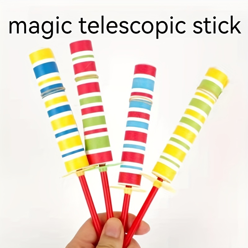 Bastón telescópico mágico para personal de bolsillo, bastón
