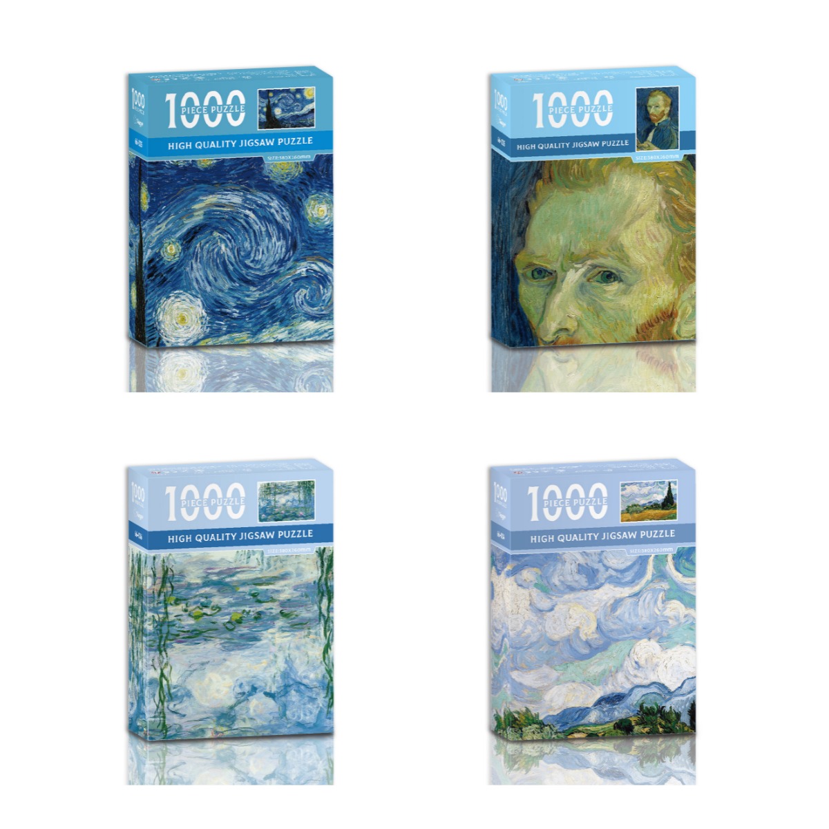 Rompecabezas de 3000 piezas, La noche estrellada de Van Gogh, rompecabezas  para adultos con presión reducida, juguete de aprendizaje y educación