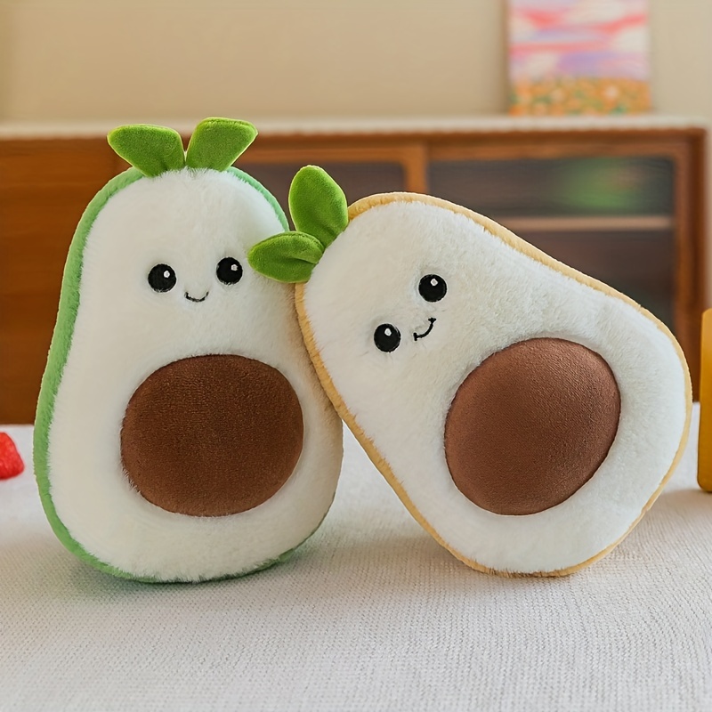 20CM/7.87inch Cute Avocado Cow Pillow Plush Toy PP Cotton Doll Birthday  Gift Cute Soft Avocado Cow Pillow For Kids Friend Christmas Birthday Gifts  Hom