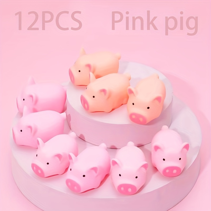 Adorable Silicone Pet Piggy Soft Decompression - Temu