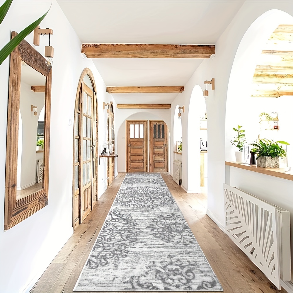 Alfombras pequeñas florales para entrada, alfombra de 2 x 3 pies,  antideslizante, lavable para el interior de la casa, con diseño de  cachemira que no