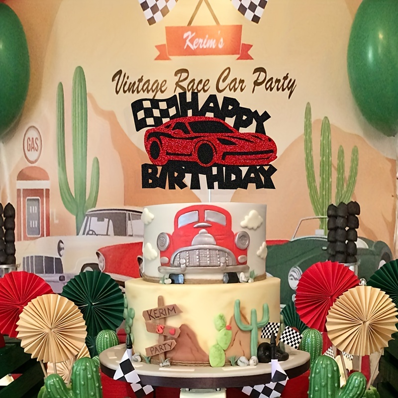 Topper Decorativo para Torta de Cumpleaños Cars – Tu Fiesta a un Click