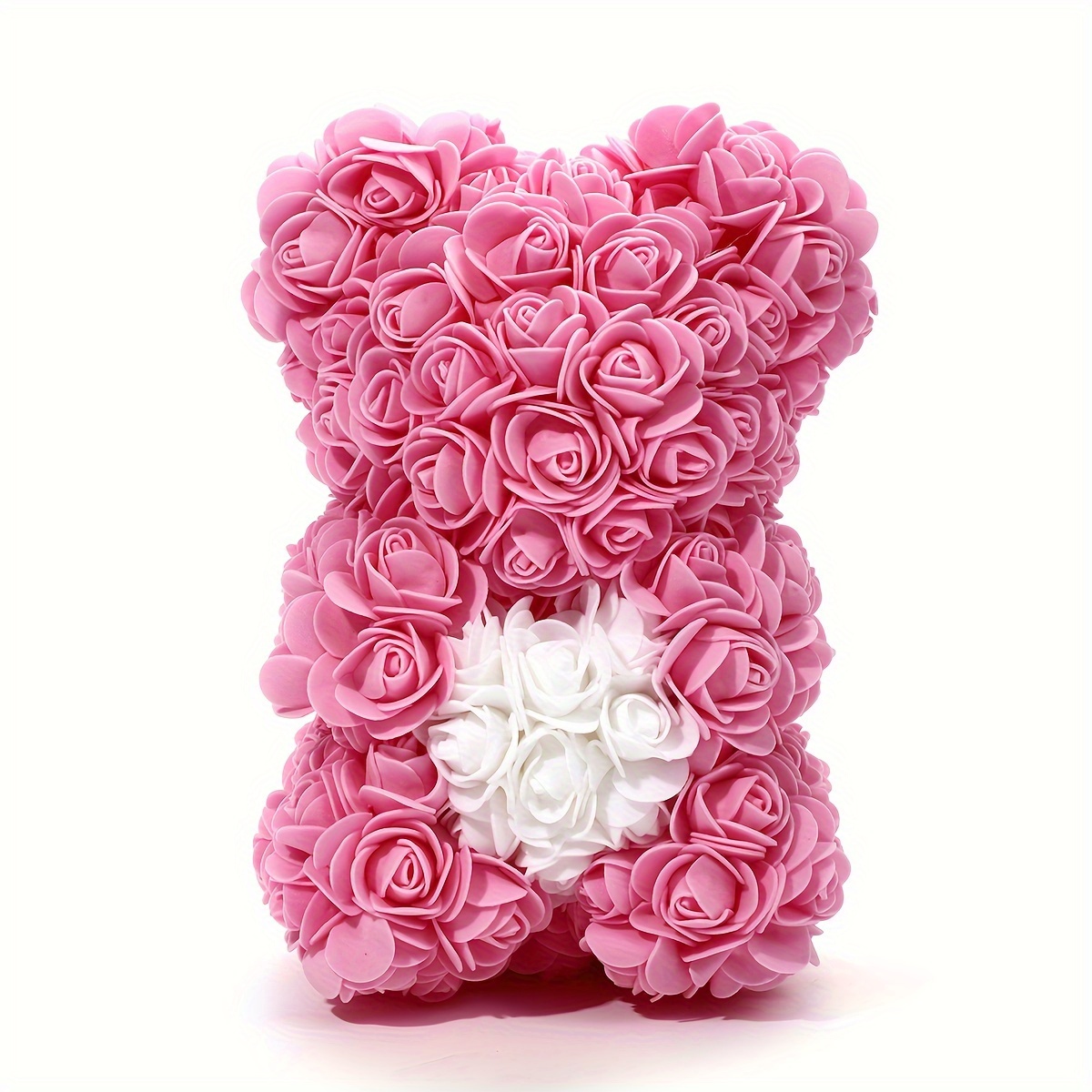 Regalos de San Valentín para ella, oso en rosa, flor para novia, regalos de  amor románticos lindos para mujer, cumpleaños (rojo) : : Hogar y  cocina