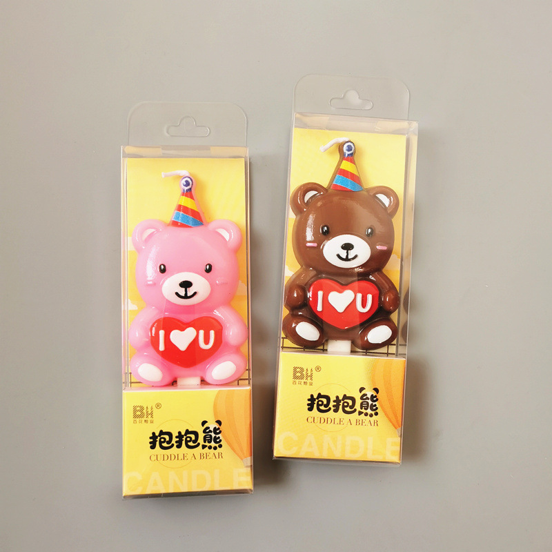 Multisize Lovely Seated Fat Bears Upside Baby Bear Candle - Temu