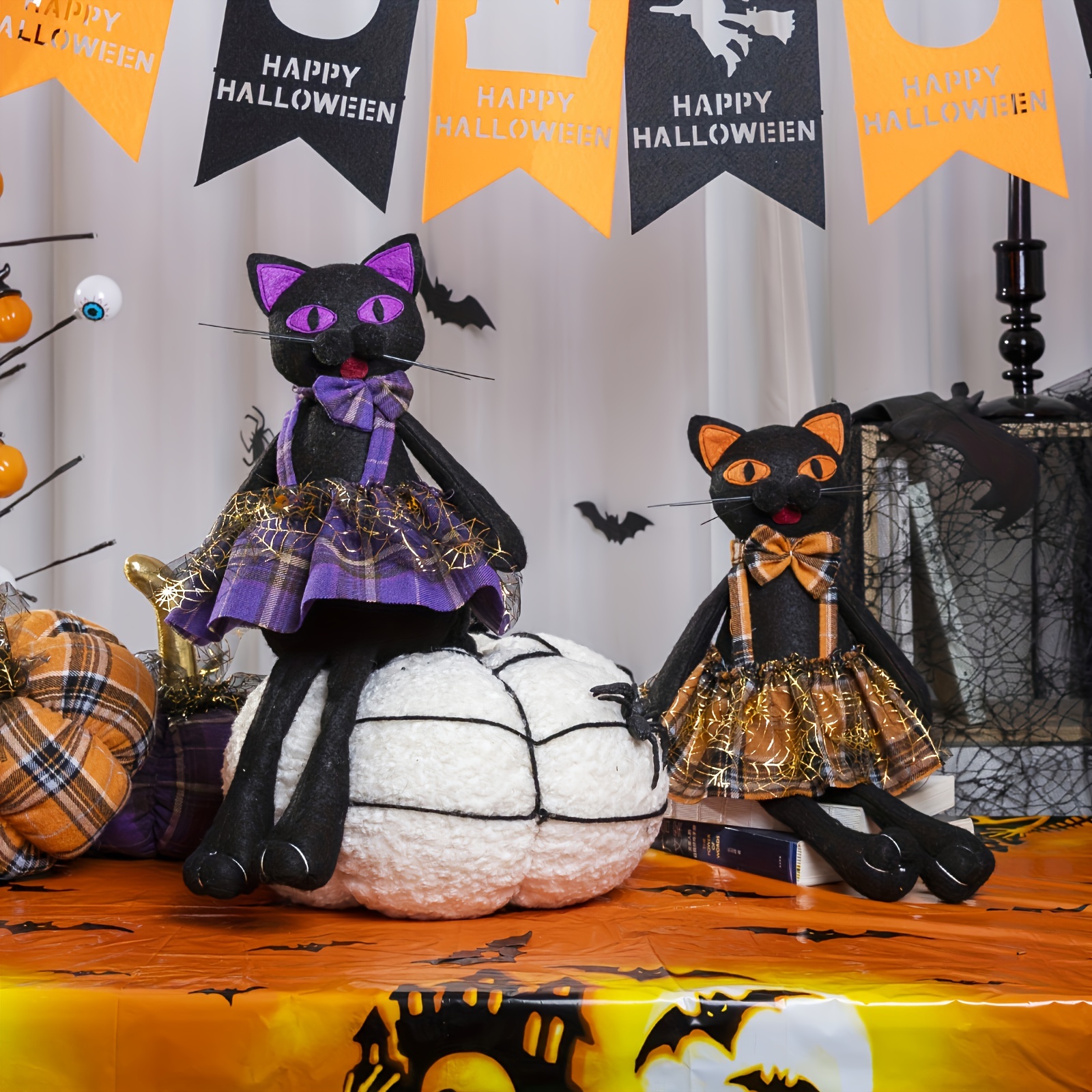 gato preto, estátua resina gato mágico 10,5 cm para decoração, ornamentos  gatos bruxa para casa e jardim : : Brinquedos e Jogos