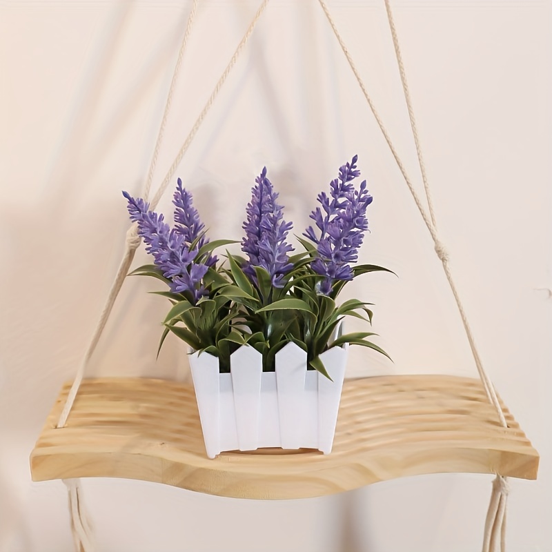 Finta pianta di lavanda in vaso S - NaturDecor