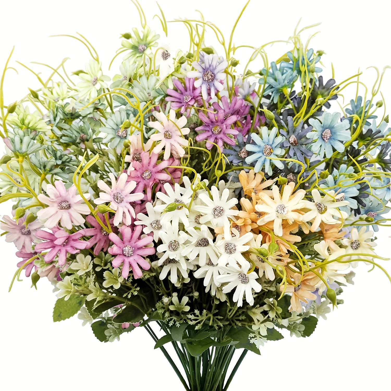 Artificial Wild Flowers Faux Flowers Stem For Arrangement - Temu