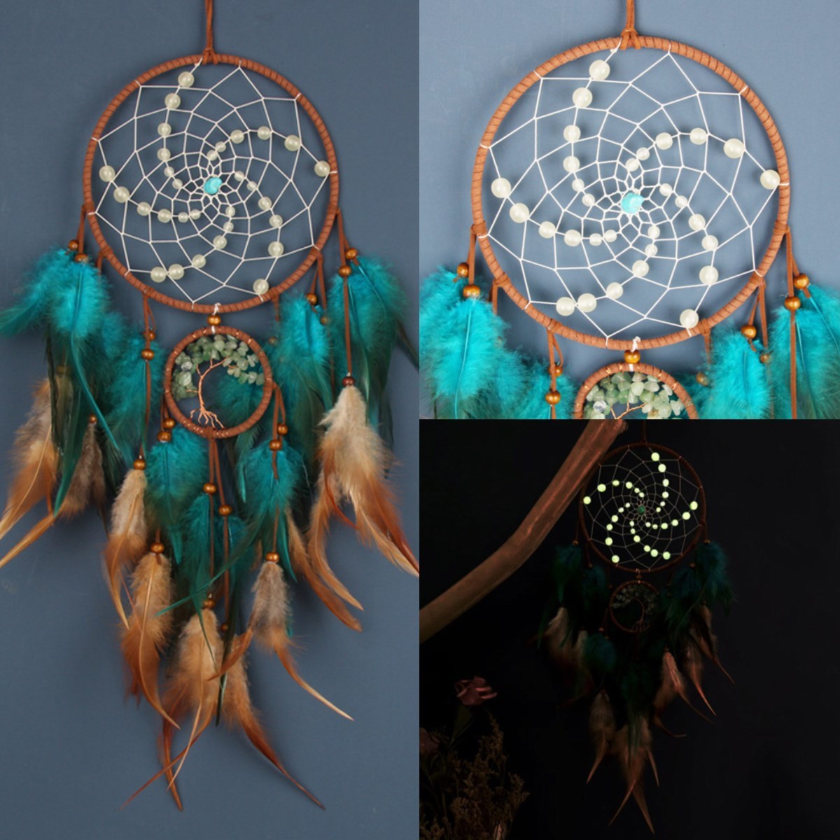 Bohemian Handmade Dream Catcher Moon Sun Design Boho Wall - Temu Canada