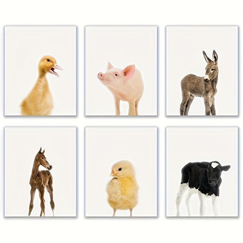 Juego de 17 figuras realistas de animales de granja de cerdo de granja,  colección de figuras de cerdo de granero, mini figuras de granja, juguete  de