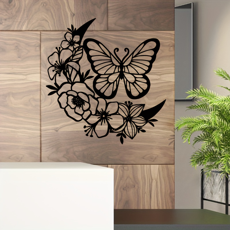 Butterfly Wall Hanging Metal 3d Butterflies Wall Art - Temu