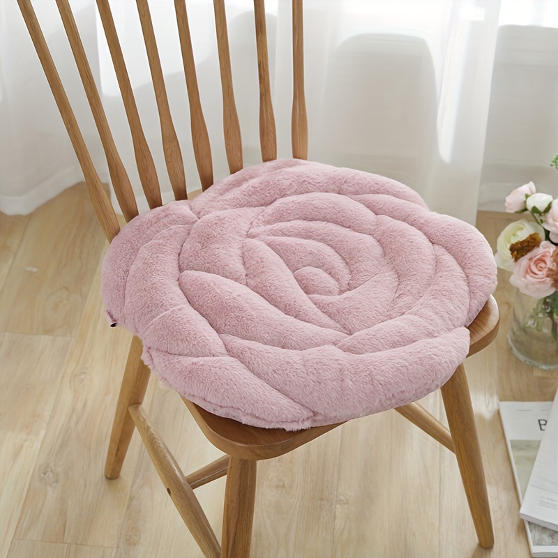 Chair Cushion Square Flower Printed Thin Chair Cushions For Home Office  Computer Chair Protective Mats Restaurant Stool Cushion Seat Pads