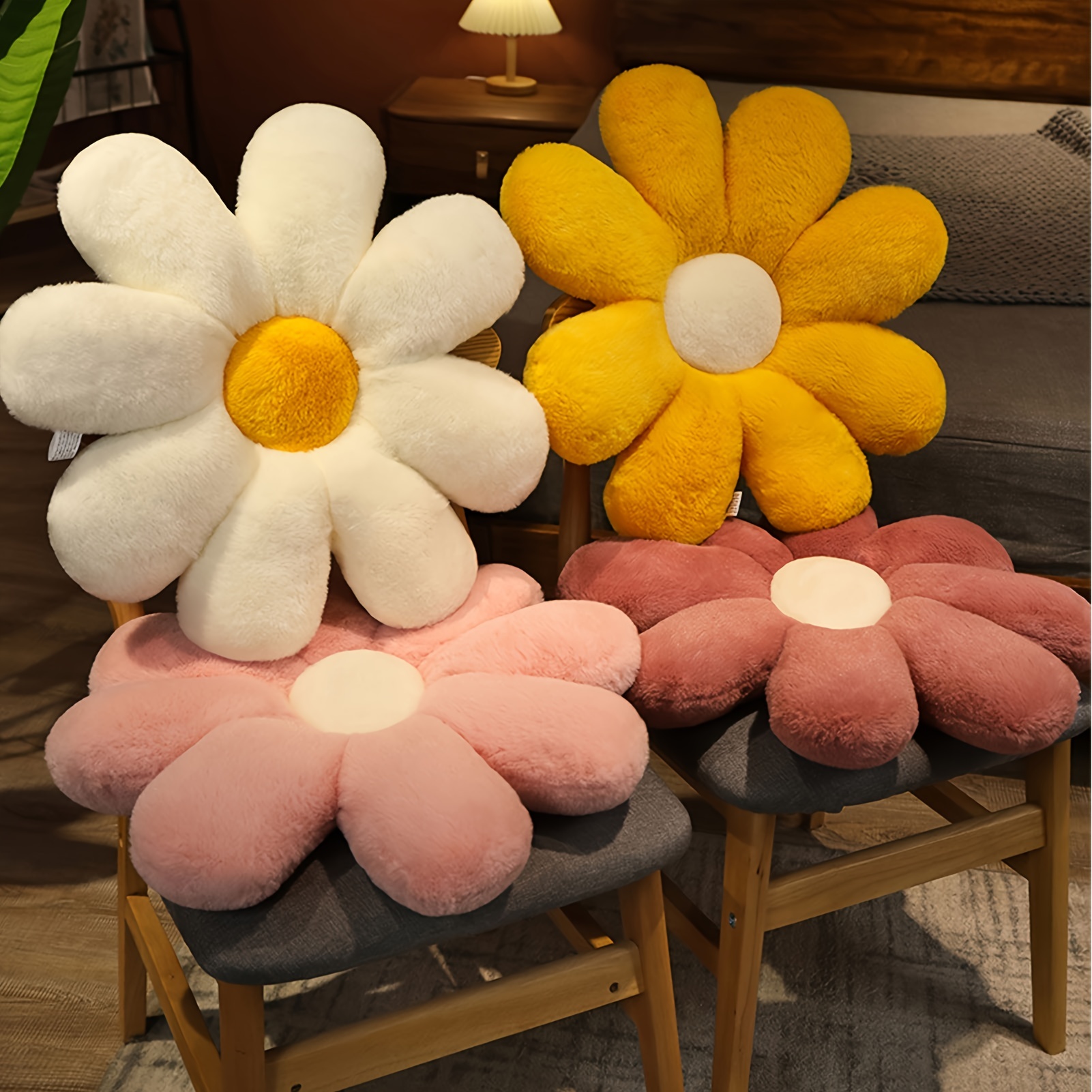 Lovely Soft Sunflower Plush Toy Office Nap Plush Flower Pillow