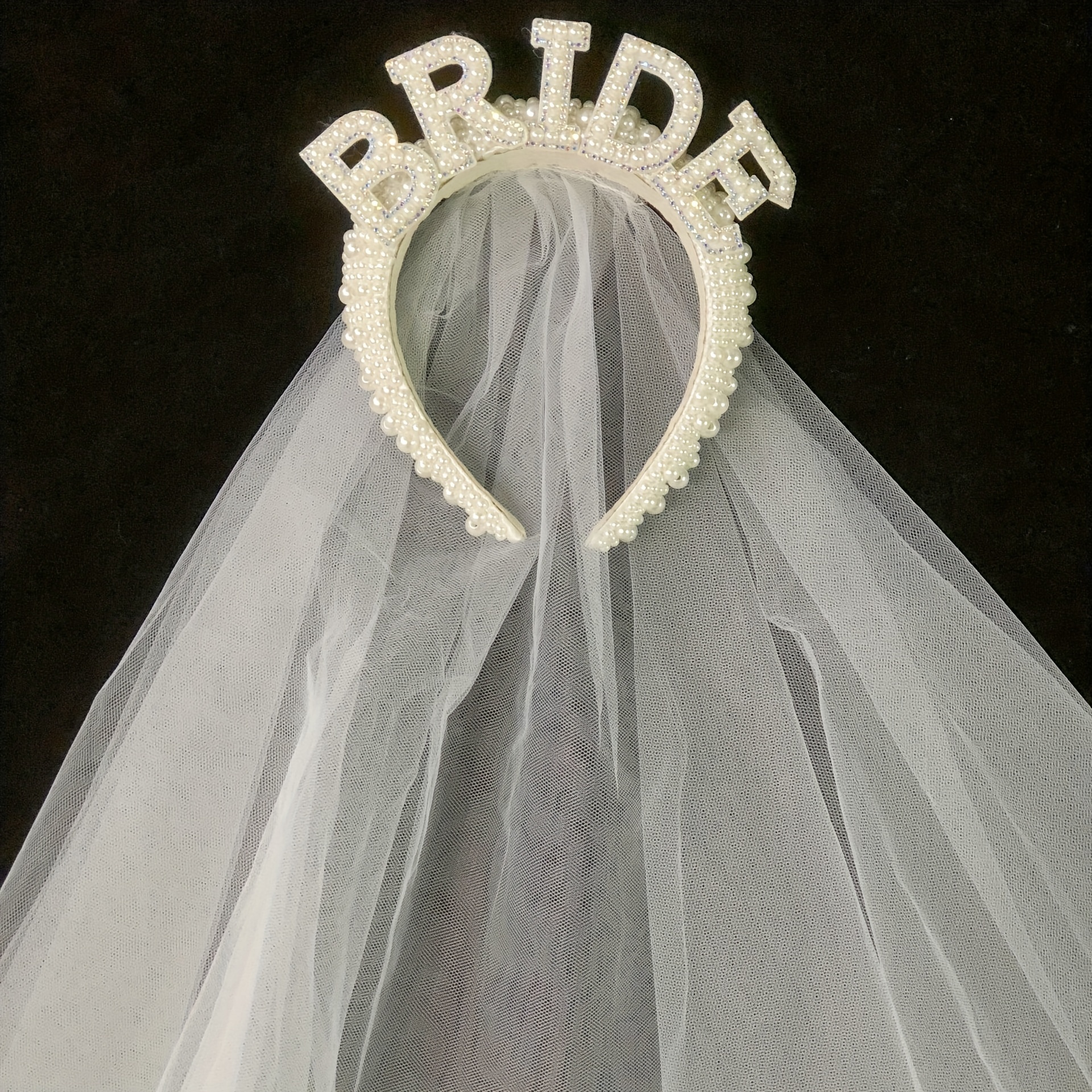 1 Piece Bachelorette Party Veil Decoration,Bridal Gift Headband Decoration,Bridal  Shower,Wedding