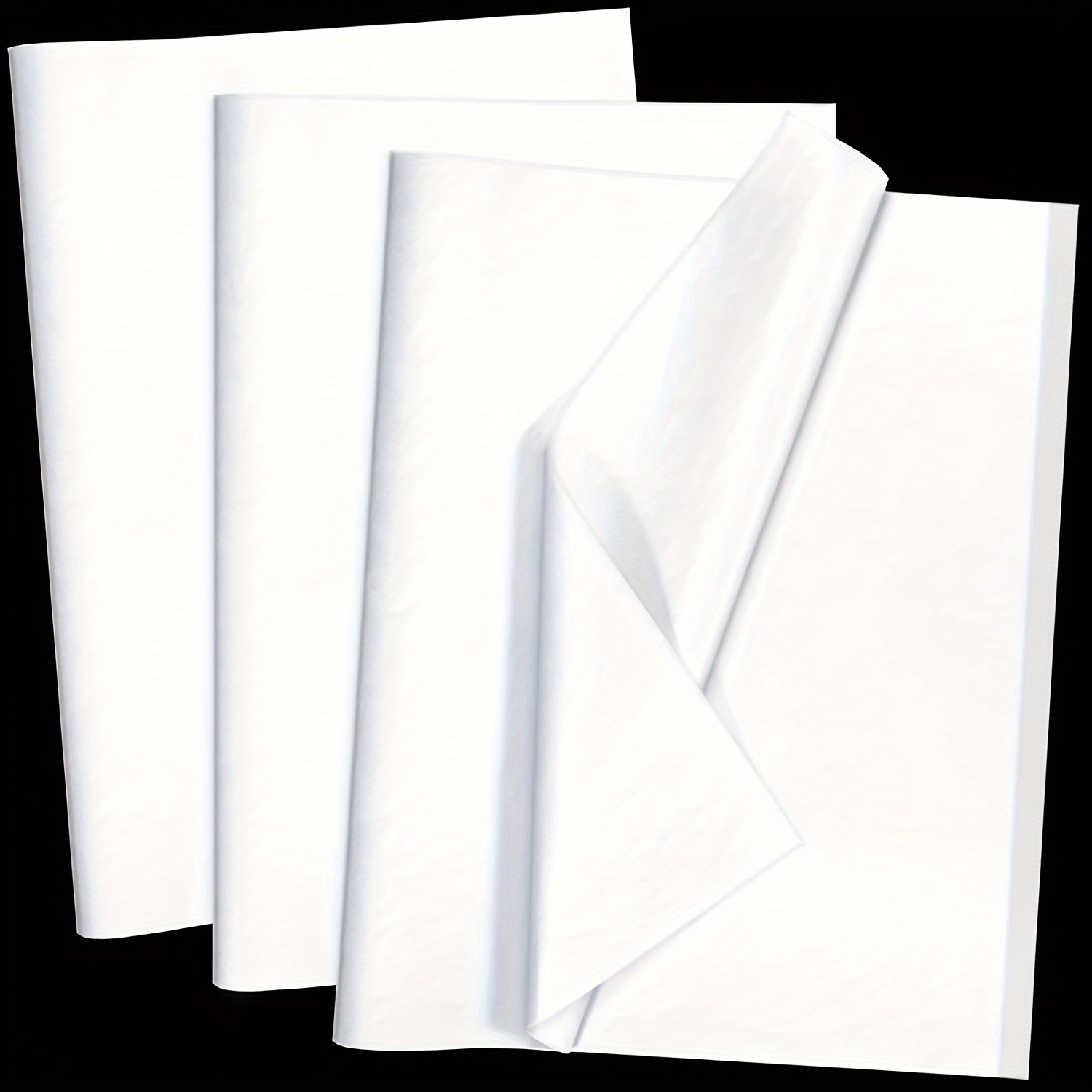 100 Sheets White Tissue Paper 20X14 Inches Tissue Paper Bulk for