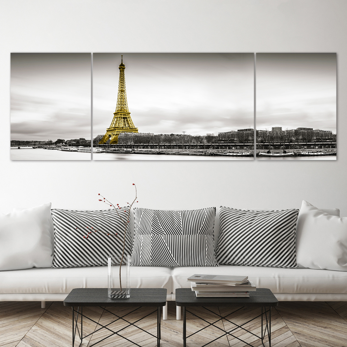  Manerly Area Rug 7' x 5' for Living Room Dinning Room Bedroom  Kitchen Black White and Red Modern Art Carpet Oil Painting of Paris City  Landscape with Eiffel Tower Print Large
