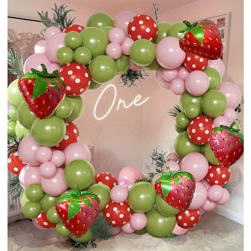 Berry First Birthday Decor - Temu