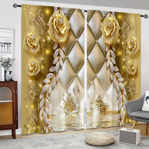 Gold Curtains Temu