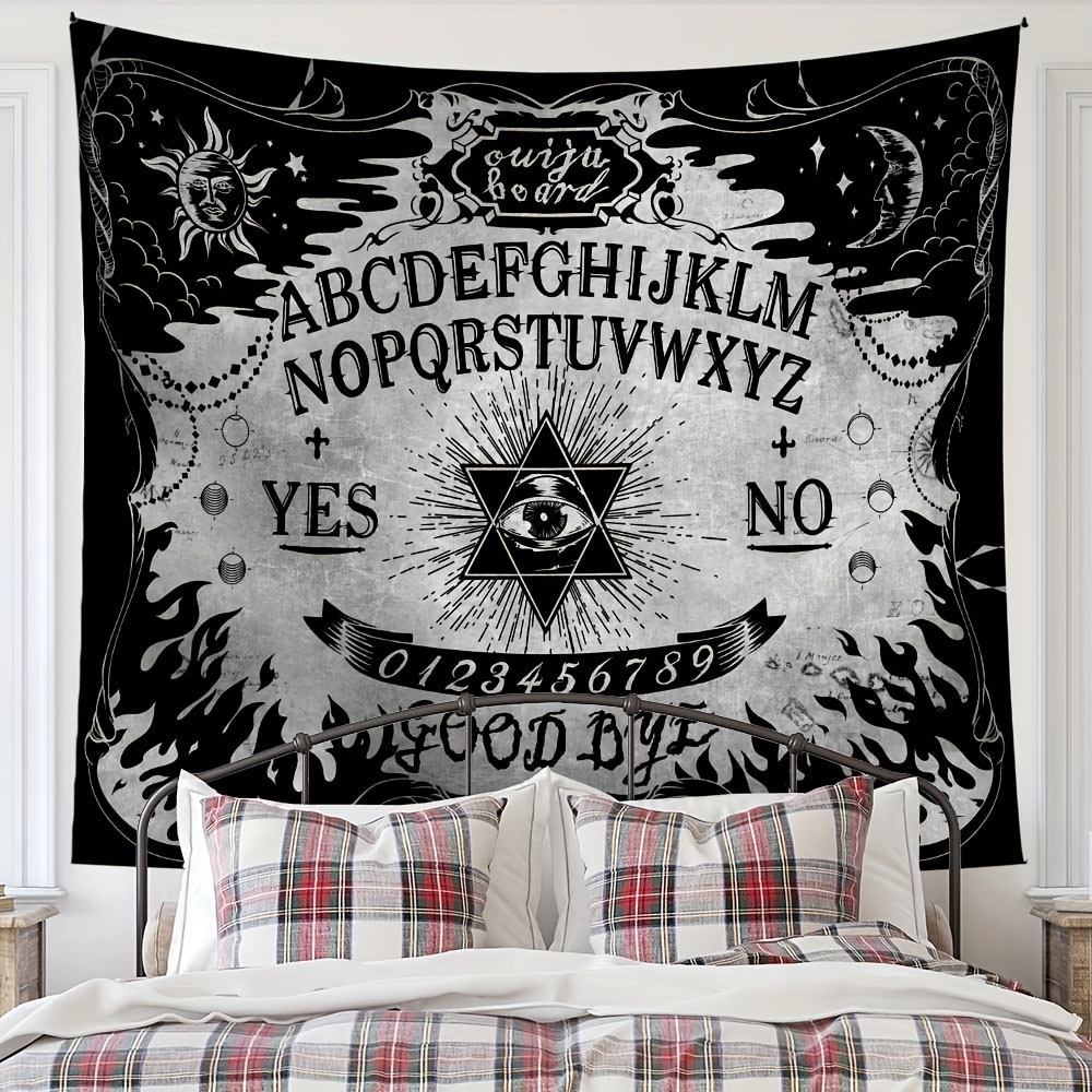 Ghost Mom Coraline Duotone Tapestry Polyester Black Tapestry - Temu