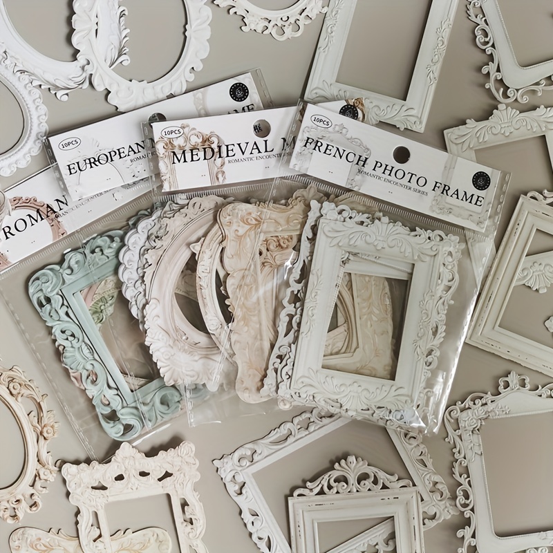 Vintage Hollow Embossed Photo Frame Paper Journal For Scrapbooking