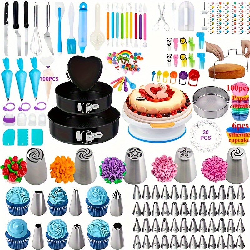 Adornos comestibles para cupcakes, copos de nieve, decoración de fiesta de  invierno y Navidad, blanco y azul, 50 piezas - AliExpress