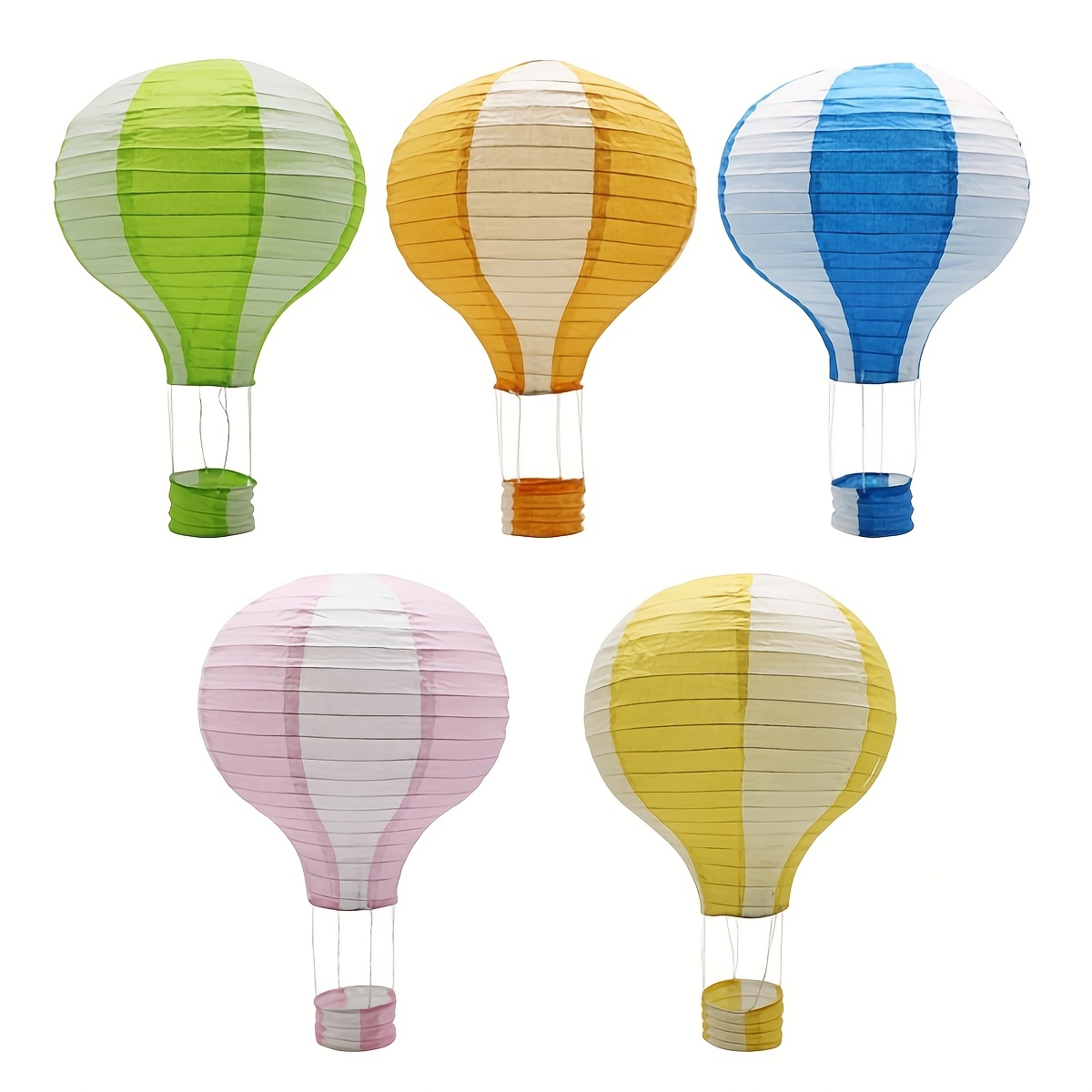 Colorful Hot Air Balloon Stickers Perfect For Water Bottles - Temu