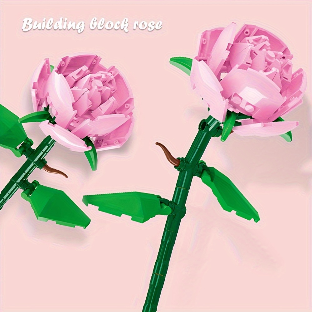 Rose Building Blocks - Temu