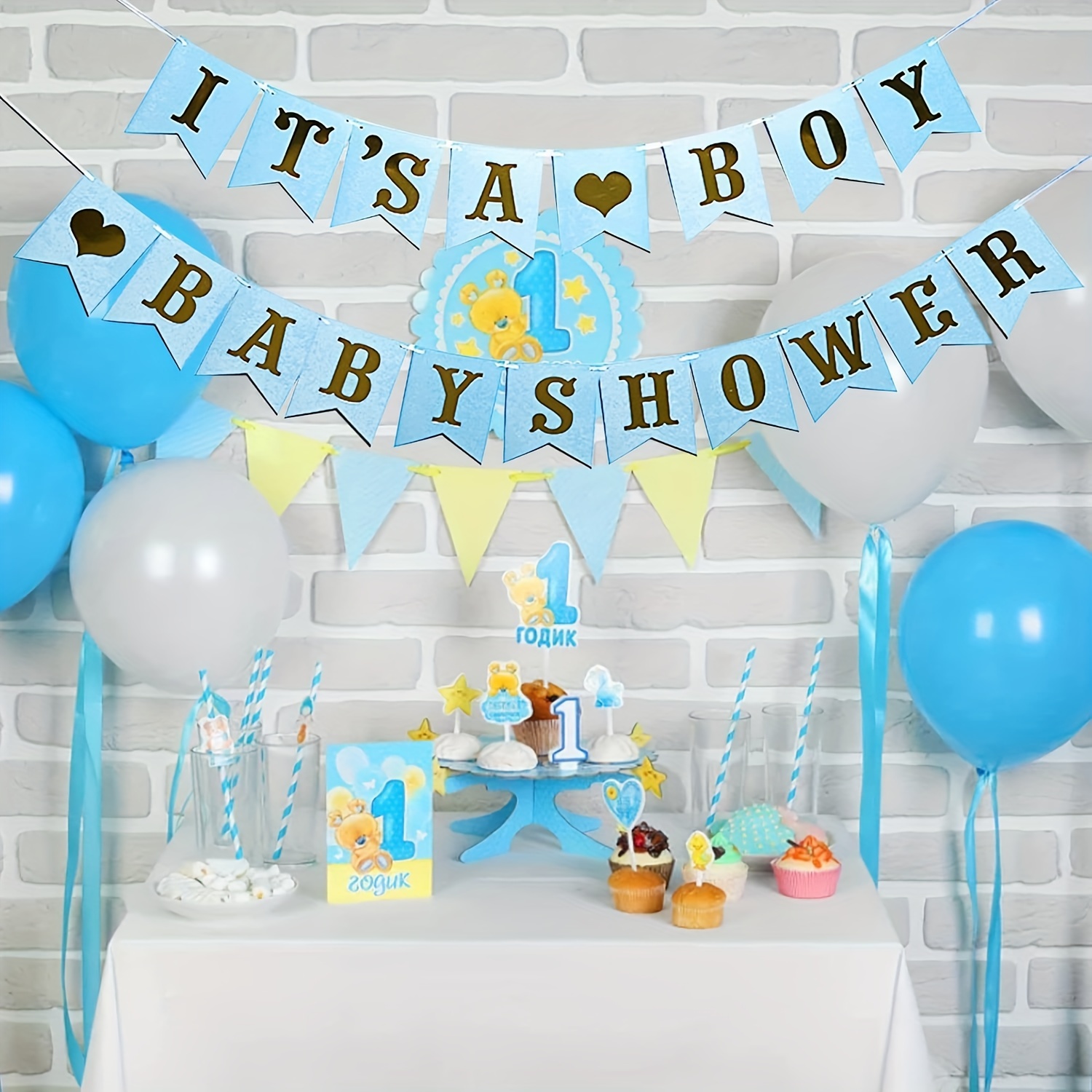 Baby Shower Garçon - Livraison Gratuite Pour Les Nouveaux