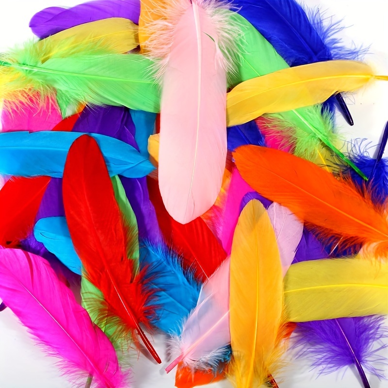 Plume courte Marabout - plumes décoratives - Plusieurs couleurs