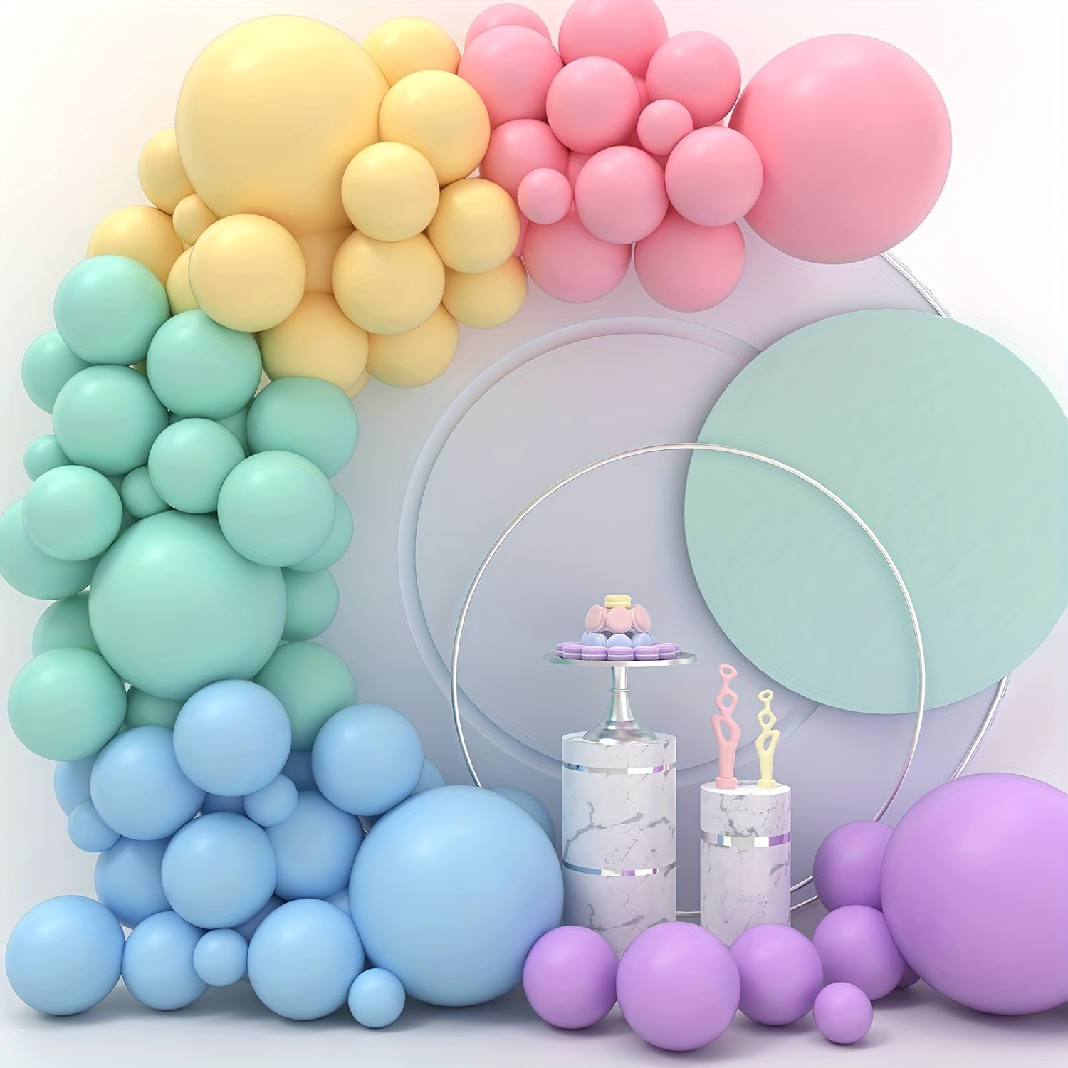Décorations De Ballons Pastel - Livraison Gratuite Pour Les Nouveaux  Utilisateurs - Temu France