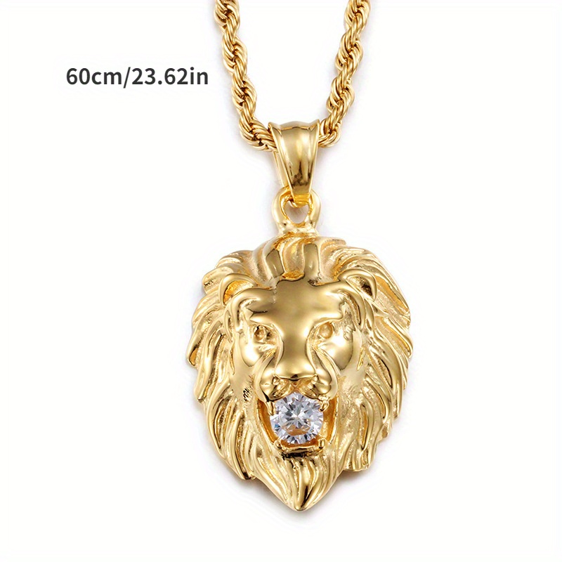 Necklace lion clearance