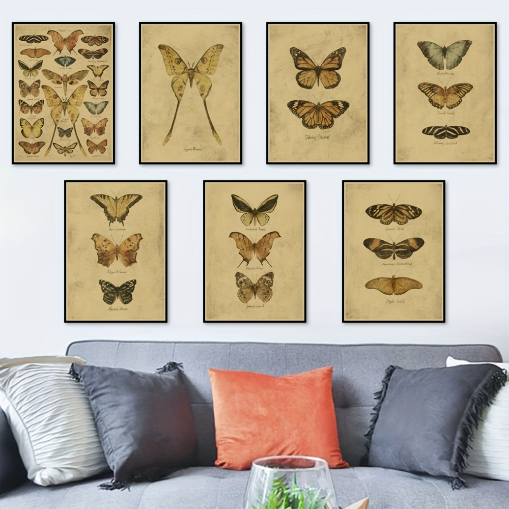 Split Butterfly Wall Art Set Teen Girl Room Decor - Temu