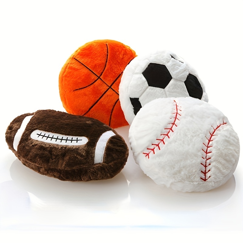 Luxury Football Plush Stuffed Ball Luxury Pillow Soft - Temu