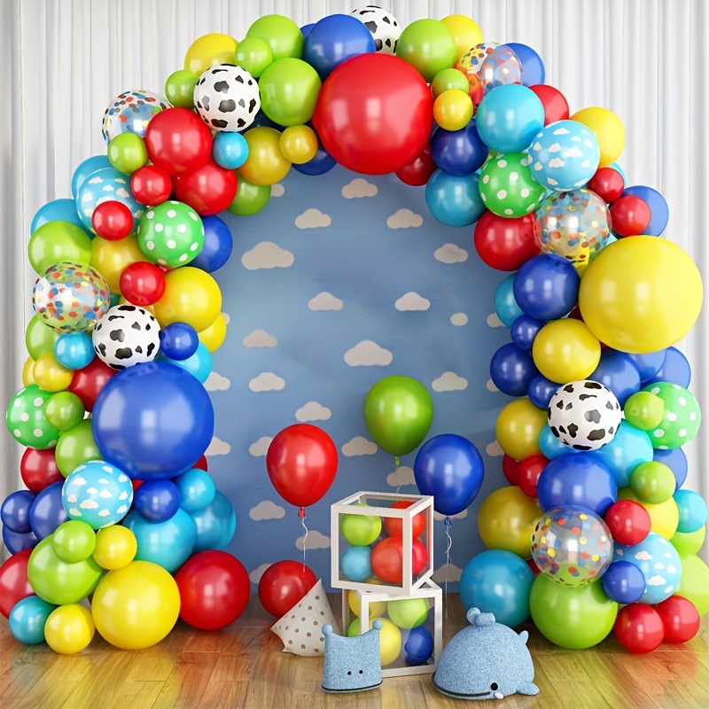 Balloons Friends Birthday Decorations Roblox Rainbow Friends Birthday  Background Rainbow Friends Party Decorations Rainbow Friends Photo Backdrop