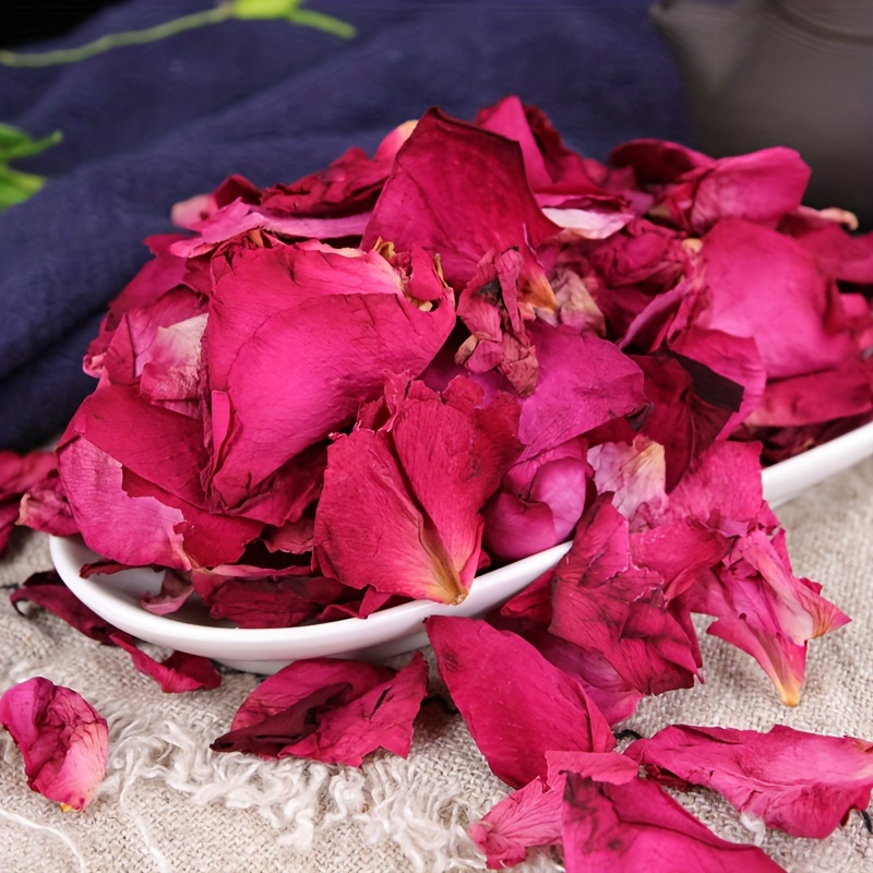 Dried Rose Petals Bath Tools Natural Flower Petal Spa Whitening Shower  Baking