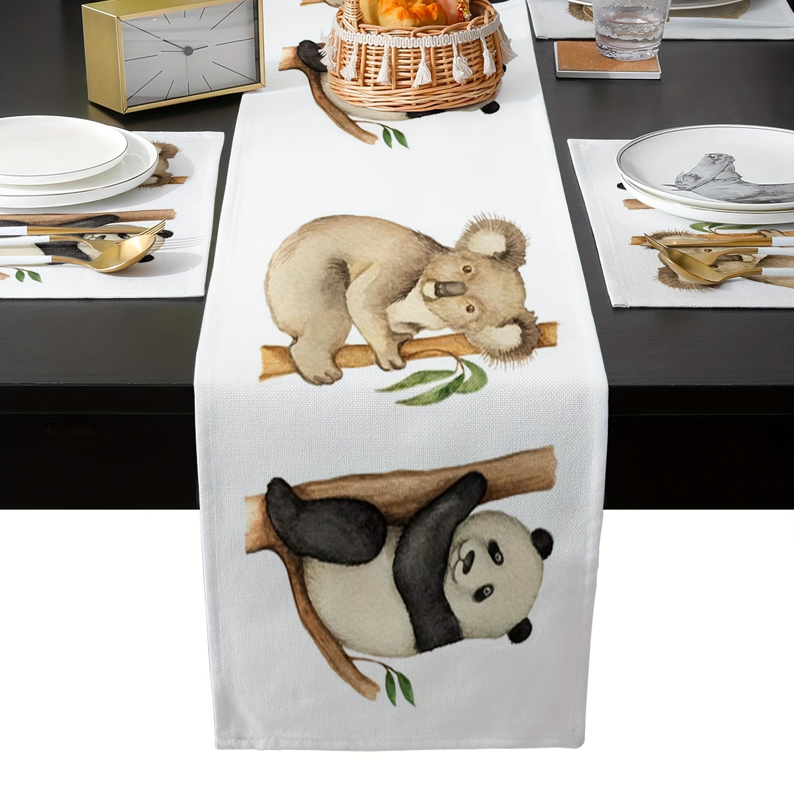 Vajilla infantil porcelana personalizada con nombre, 4 piezas,decorado osos  con globos. : : Hogar y cocina