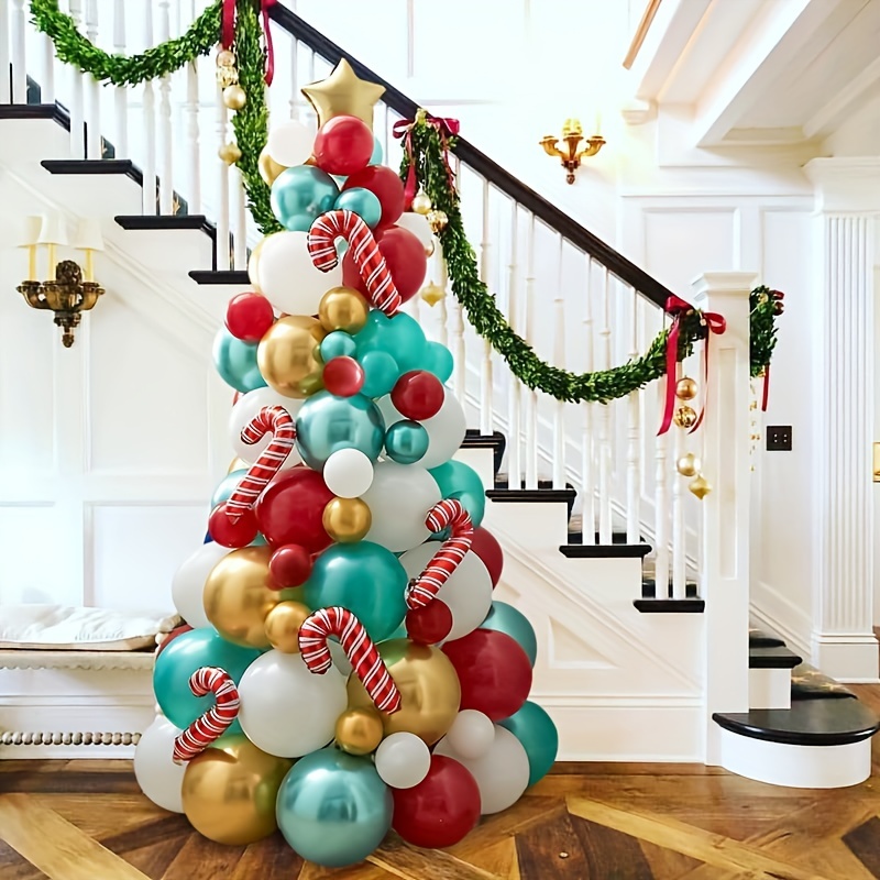 Conjunto Arco Corona Navidad Globo Rojo Verde 125 Piezas, Decoración Fiesta  Navidad, Decoración Año Nuevo, Decoración Casa, Suministros Decoración  Globos - Juguetes - Temu