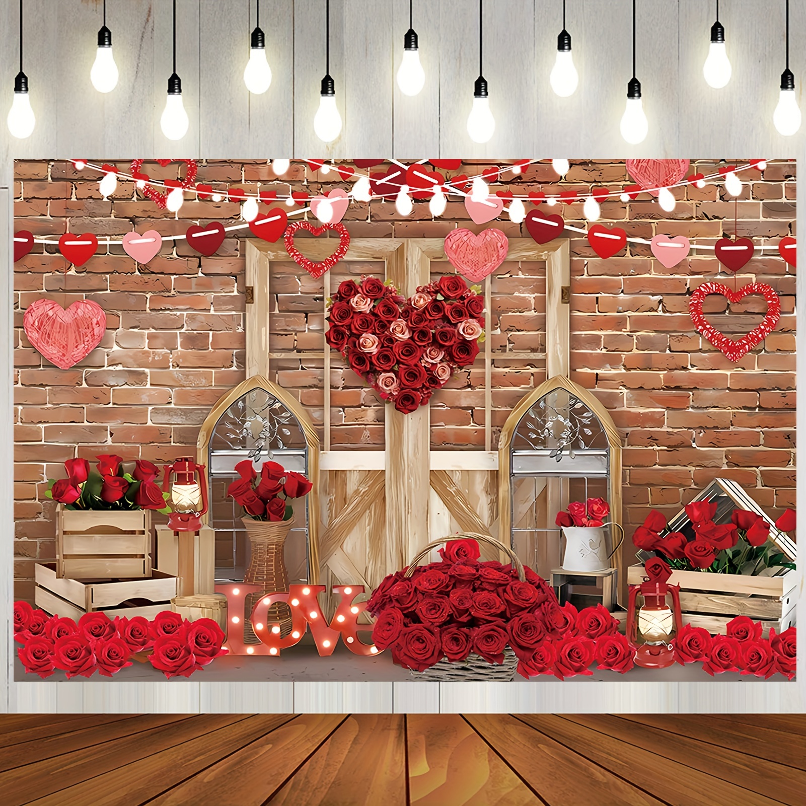Decoraciones para el día de San Valentín – Corazones flotantes rosas de San  Valentín de doble cara – Decoración reutilizable de San Valentín –