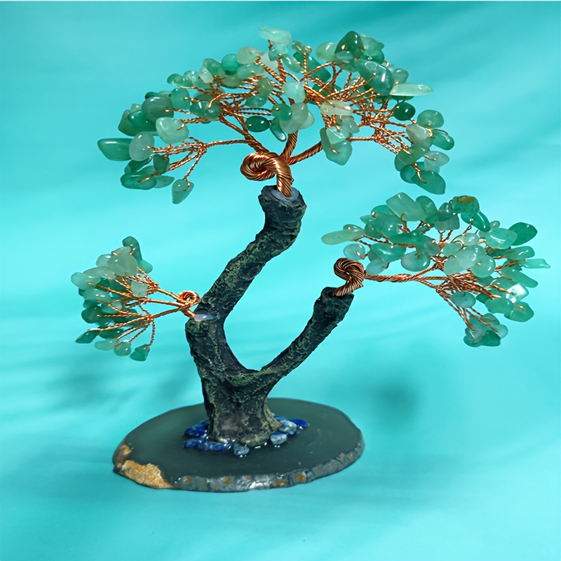 Comprar Árbol de chakra de la vida de cuarzo, árbol de bonsái de alambre  Feng Shui, cristal de árbol de dinero para energía positiva