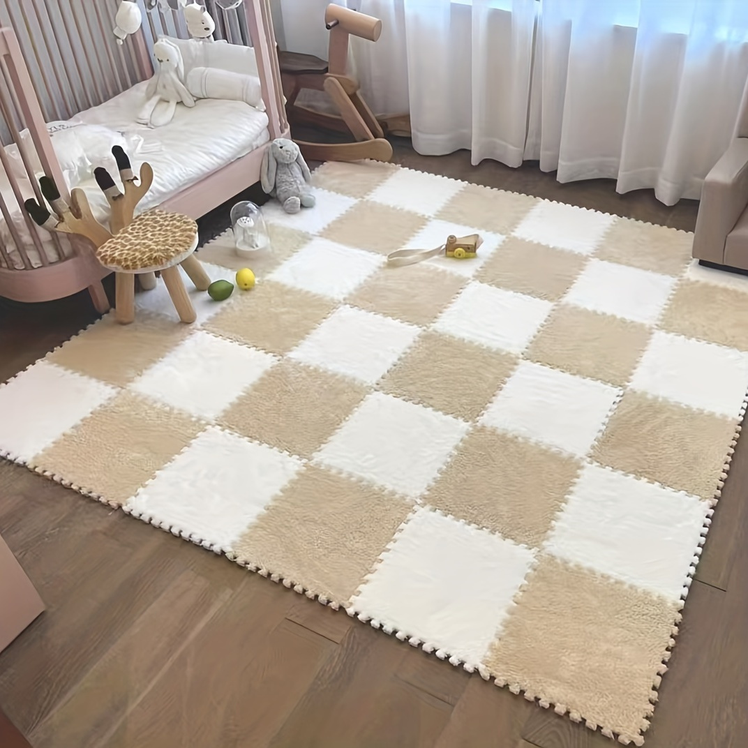 Wood Puzzle Climbing Mat Baby Foam Floor Stitching Crawling Bedroom Carpet  Home Decor Wooden Kids Rug Soft Floor - Realistic Reborn Dolls for Sale