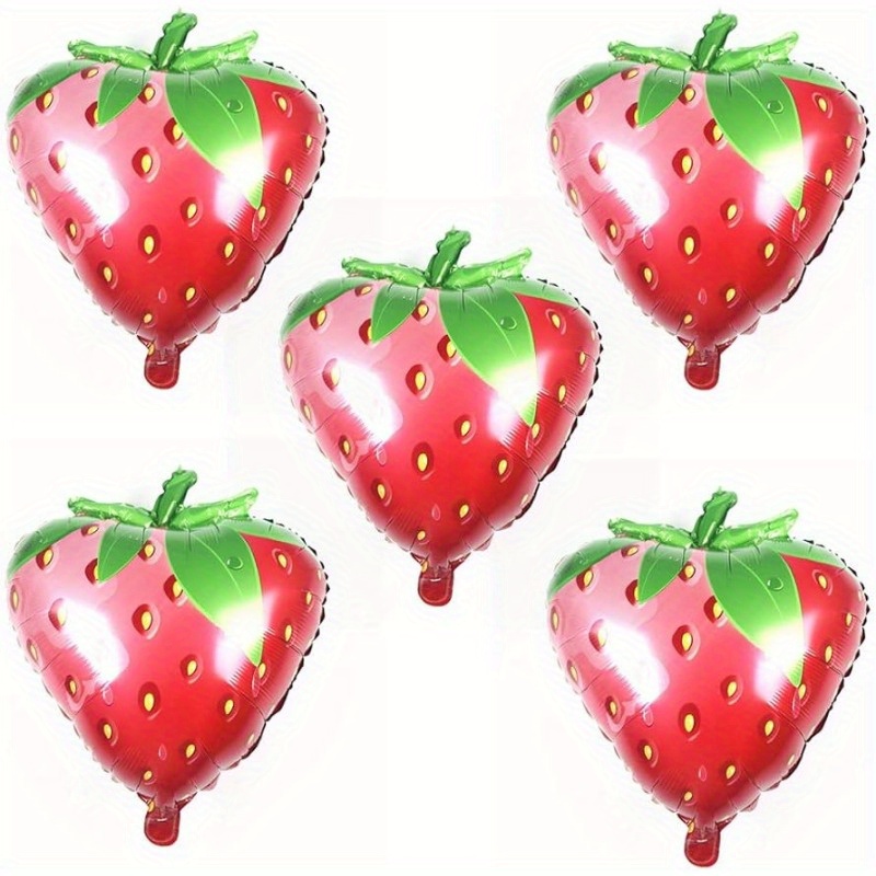 Strawberry Birthday Party Decorations Strawberry Balloon - Temu
