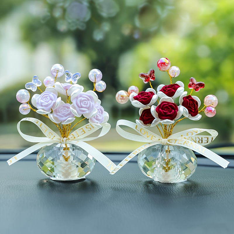 Pegatinas Reflectantes Flores Rosas Personalizadas Coche - Temu