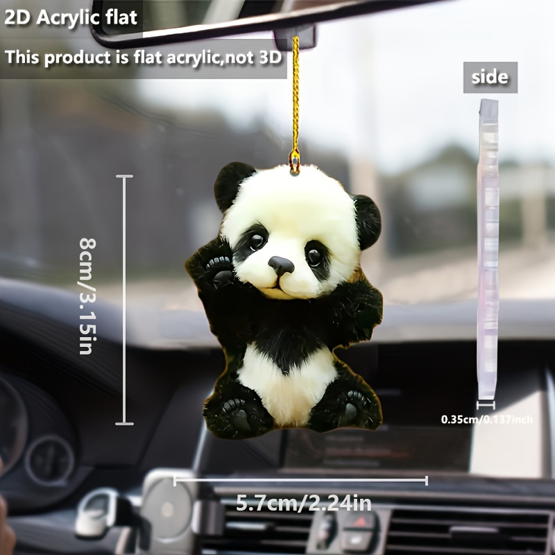 1 Stück Neues Winter Plüsch Cartoon Panda Auto Lenkrad Abdeckung