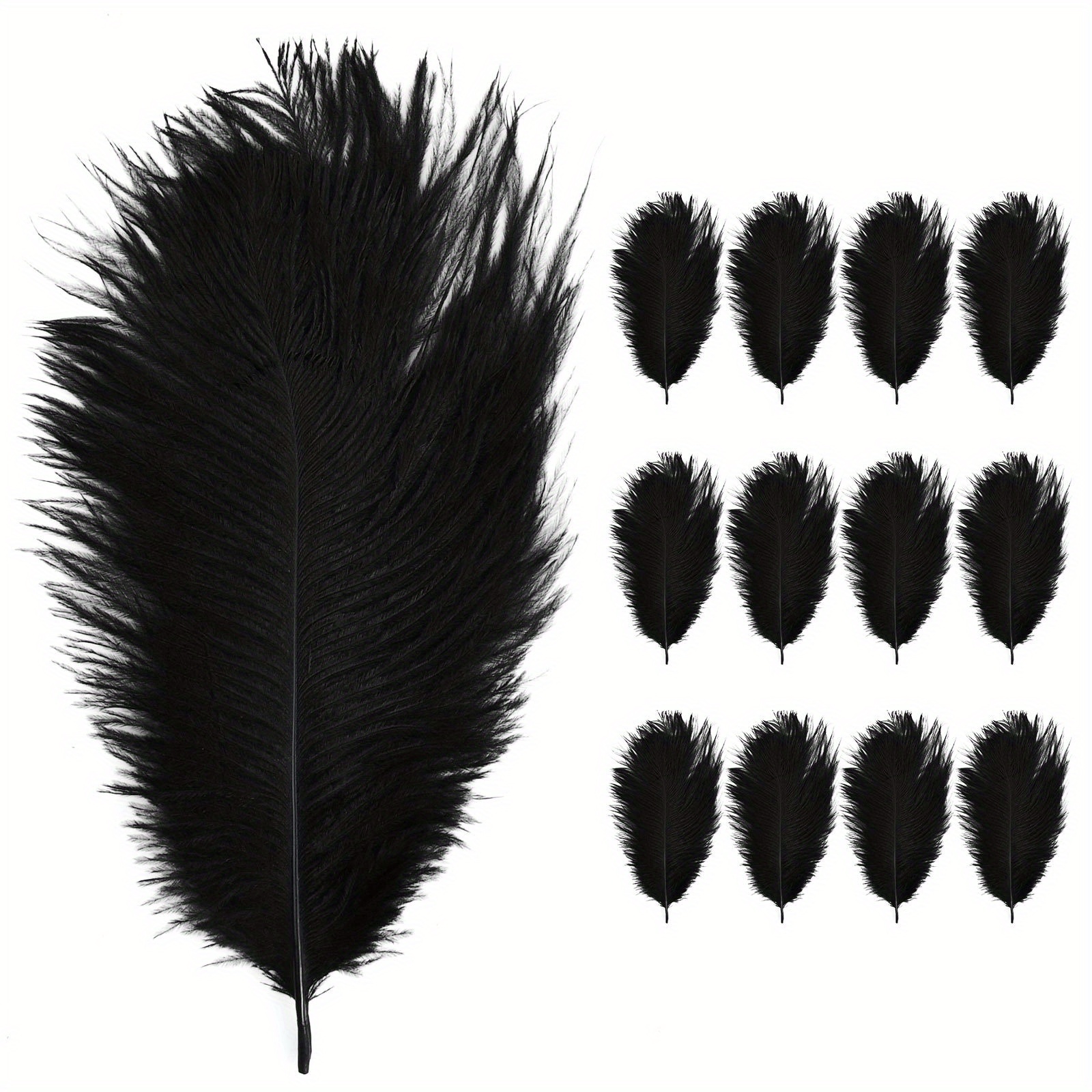 Faux Ostrich Feathers Available For Gift Box Home - Temu