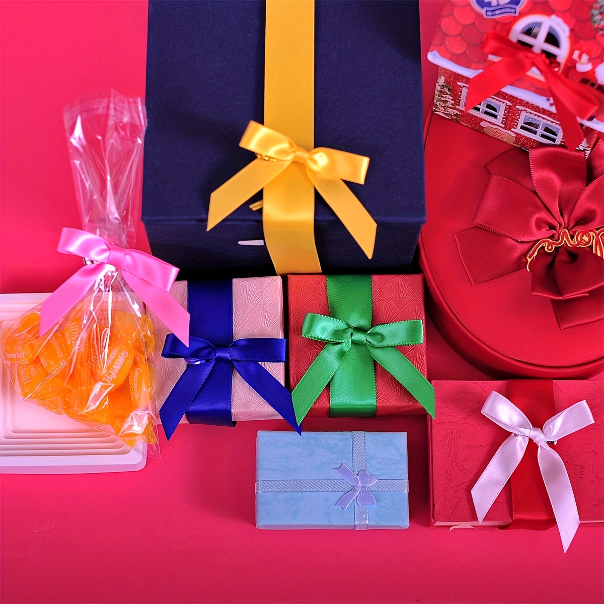 100pcs/set PP Biscuit Packaging Bag, Graduation Hat & Balloon Pattern  Wrapping Bag For Party