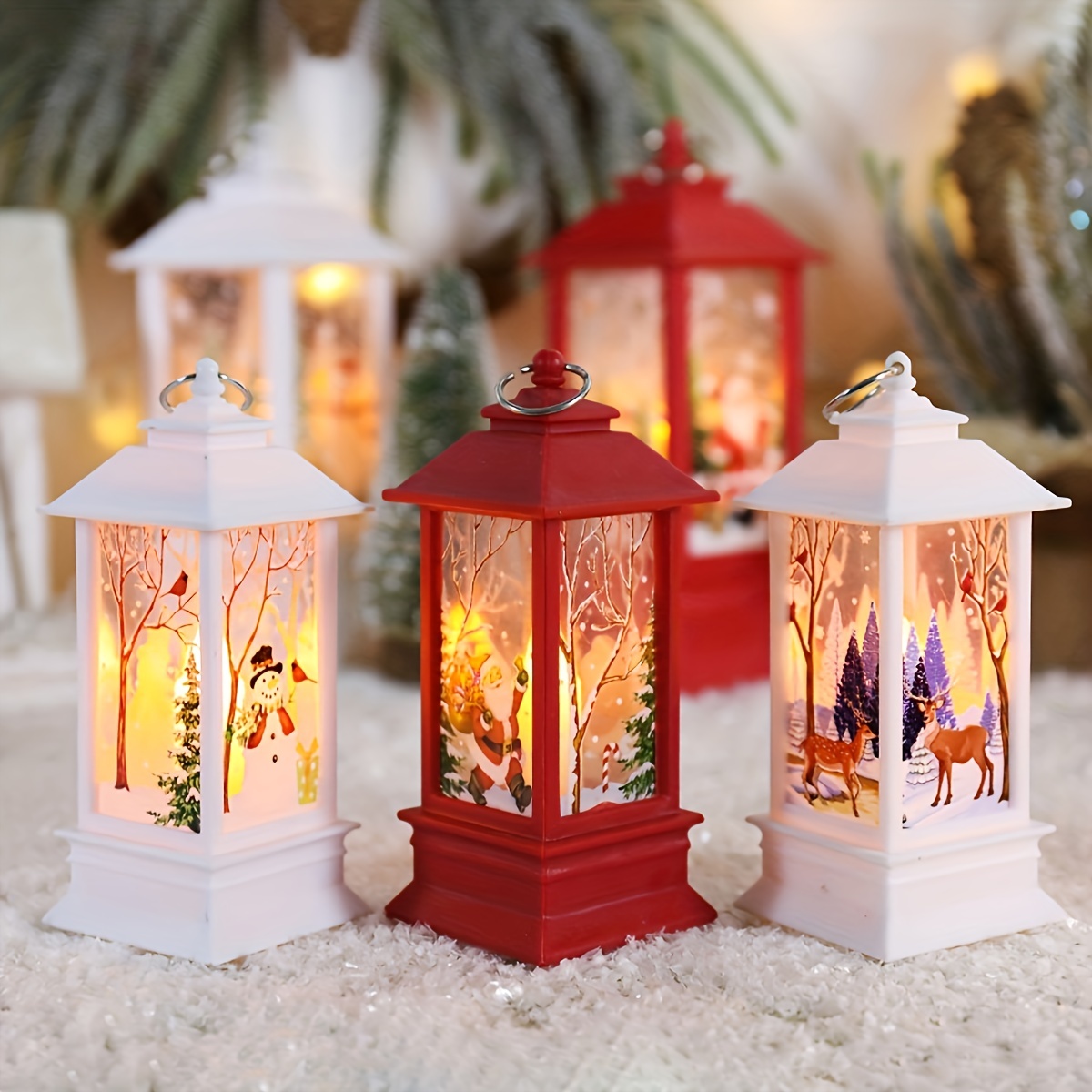 La pendaison de Noël Noël LED Bougie décorative avec support LED allument  des bougies de thé des cages Portable lampe lanterne - Chine Le thé de  lumière solaire, des chandeliers