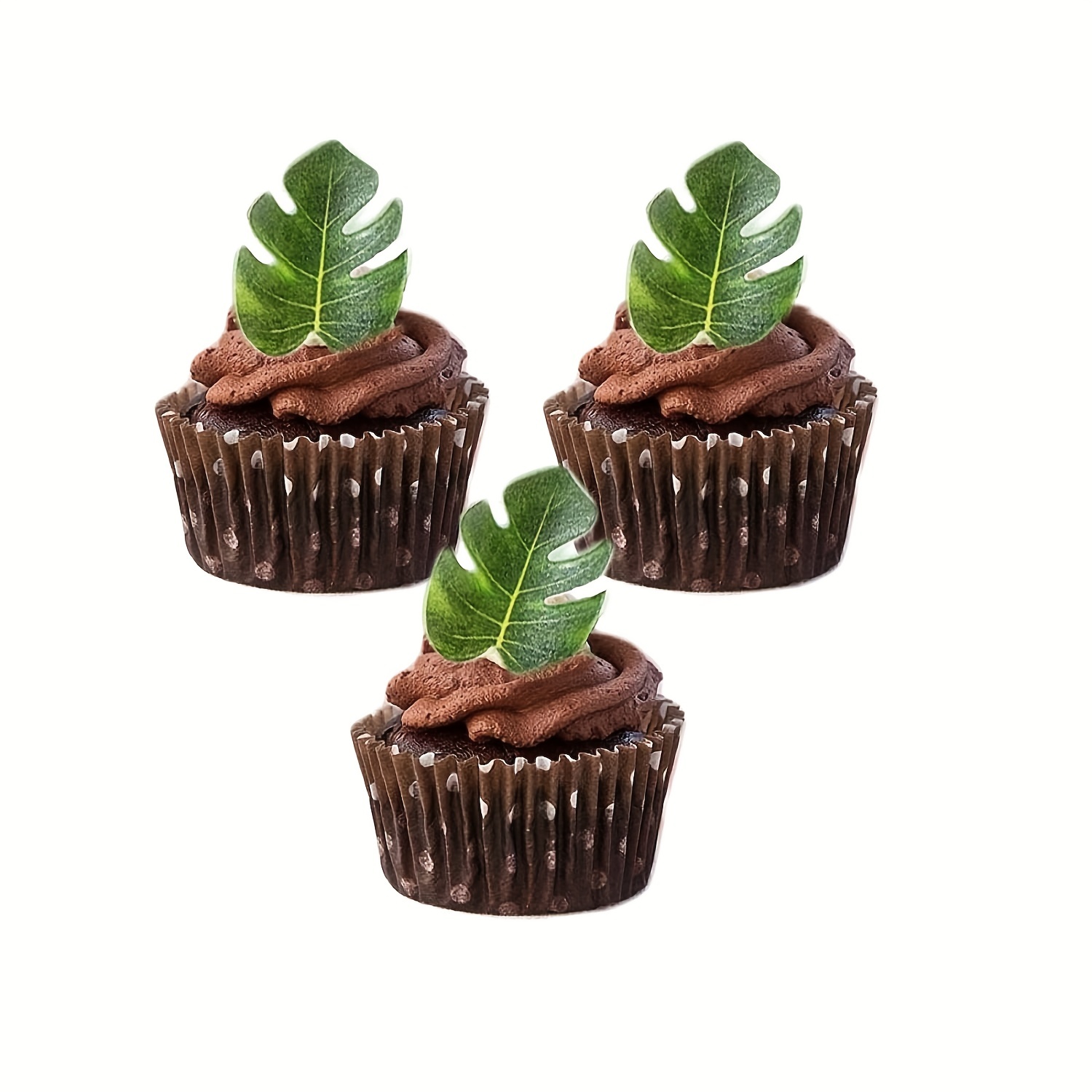Adornos Comestibles para Cupcakes, Tropical, Pk/6