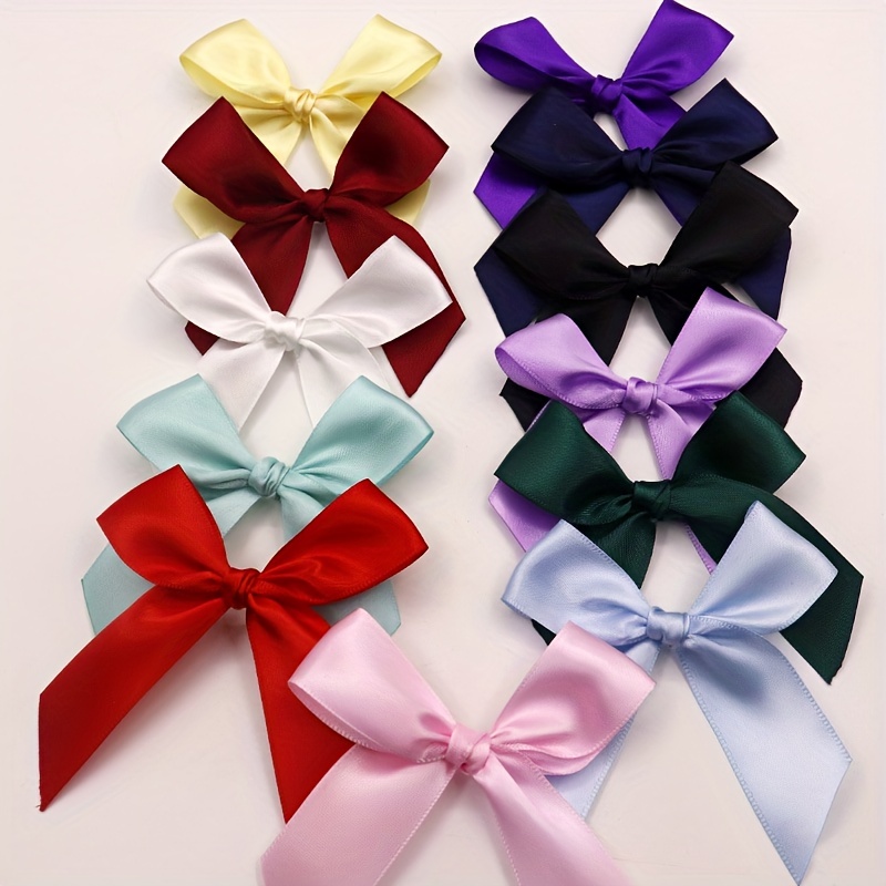 Red Twist Tie Bow 30 Pcs Mini Red Bows for Gift Wrapping Halloween  Christmas Small Satin Ribbon Bows for Crafts Twist Tie Bows for Treat Bags  DIY Cake