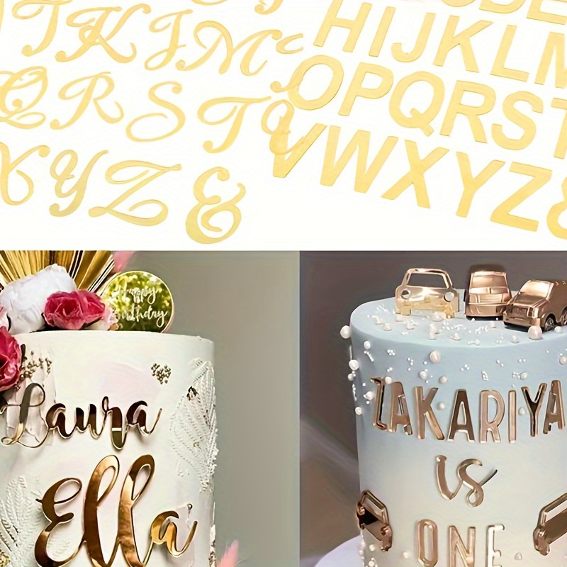  Edible Letters For Cake Decorating